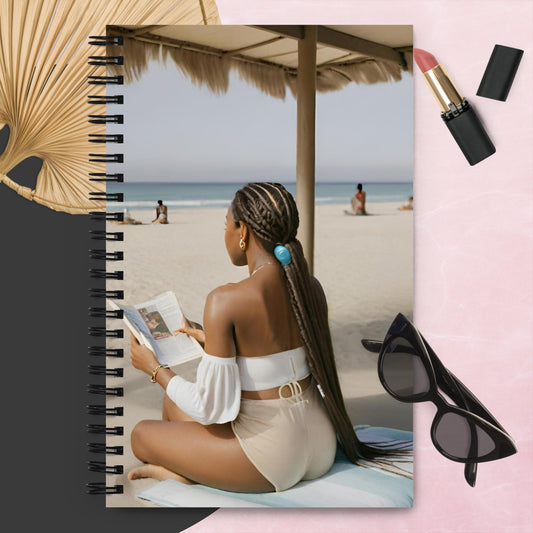 Beach Vibes Spiral notebook